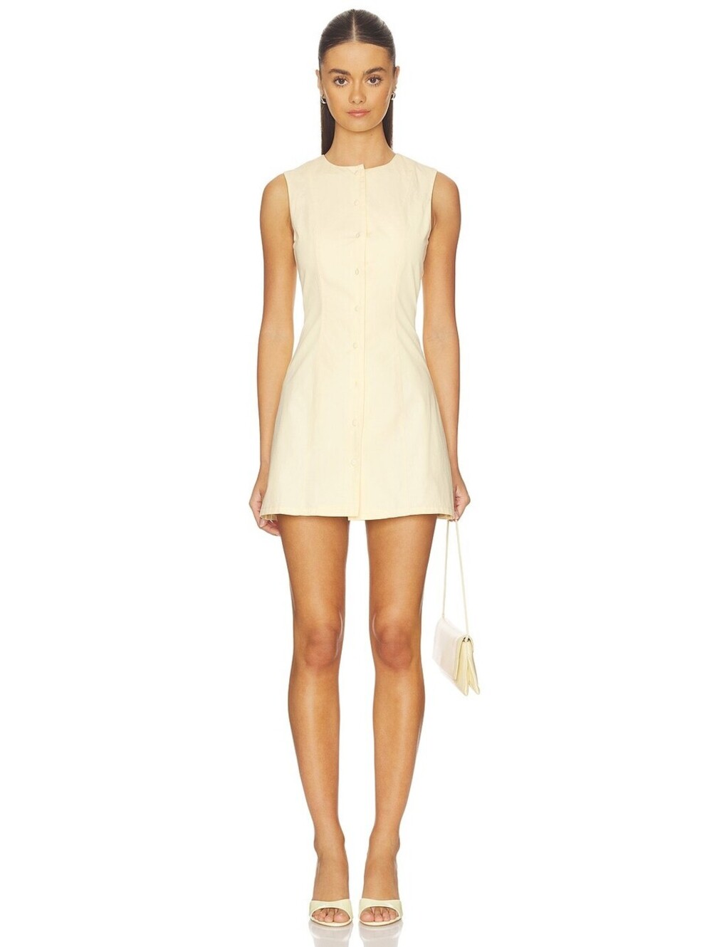 More to Come Selma Mini Dress in Baby Yellow